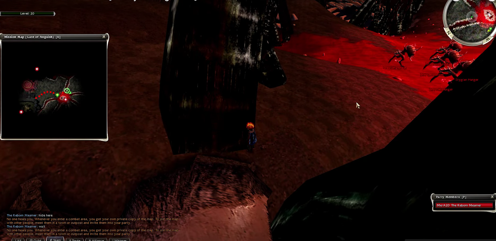 This image shows the First Glitch location