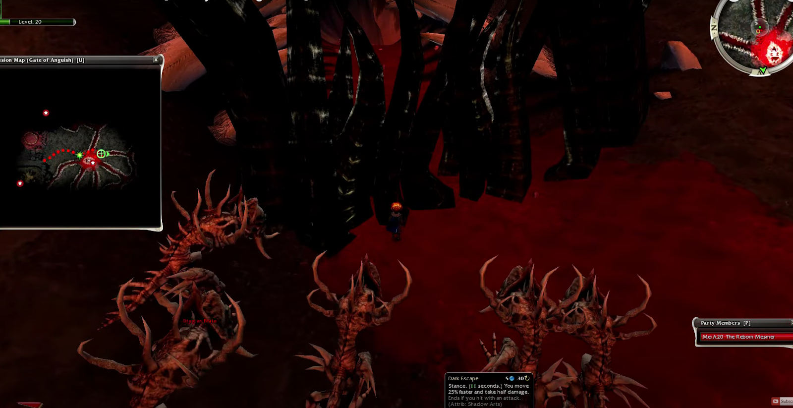 This image shows repeating forth glitch location