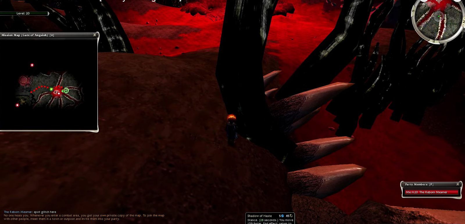 This image shows the Second Glitch Location