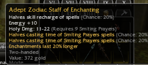 Adept Zodiac Staff of Enchanting