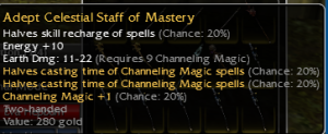 Adept Celestial Staff of Mastery