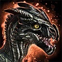 Mini Black Raptor Hatchling