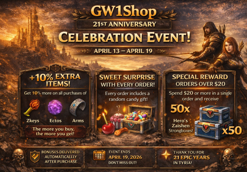 🎉 Guild Wars 21st Anniversary Celebration Event