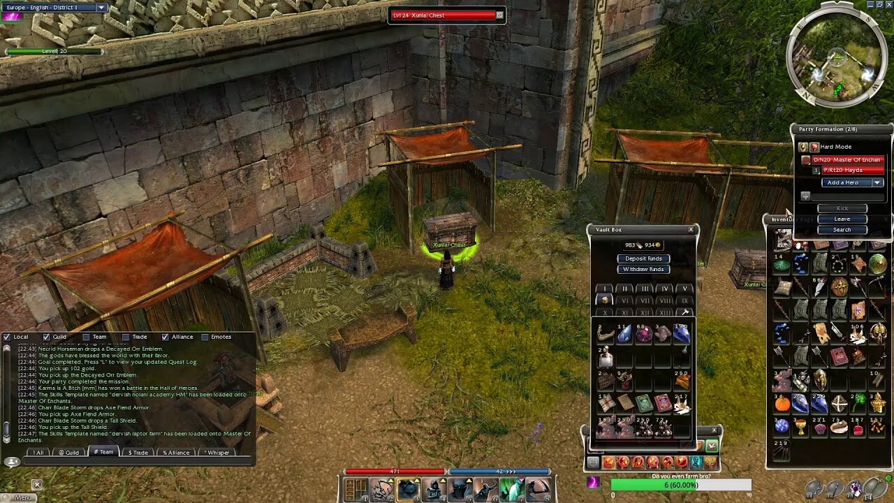 Guild Wars 1 Solo Farm