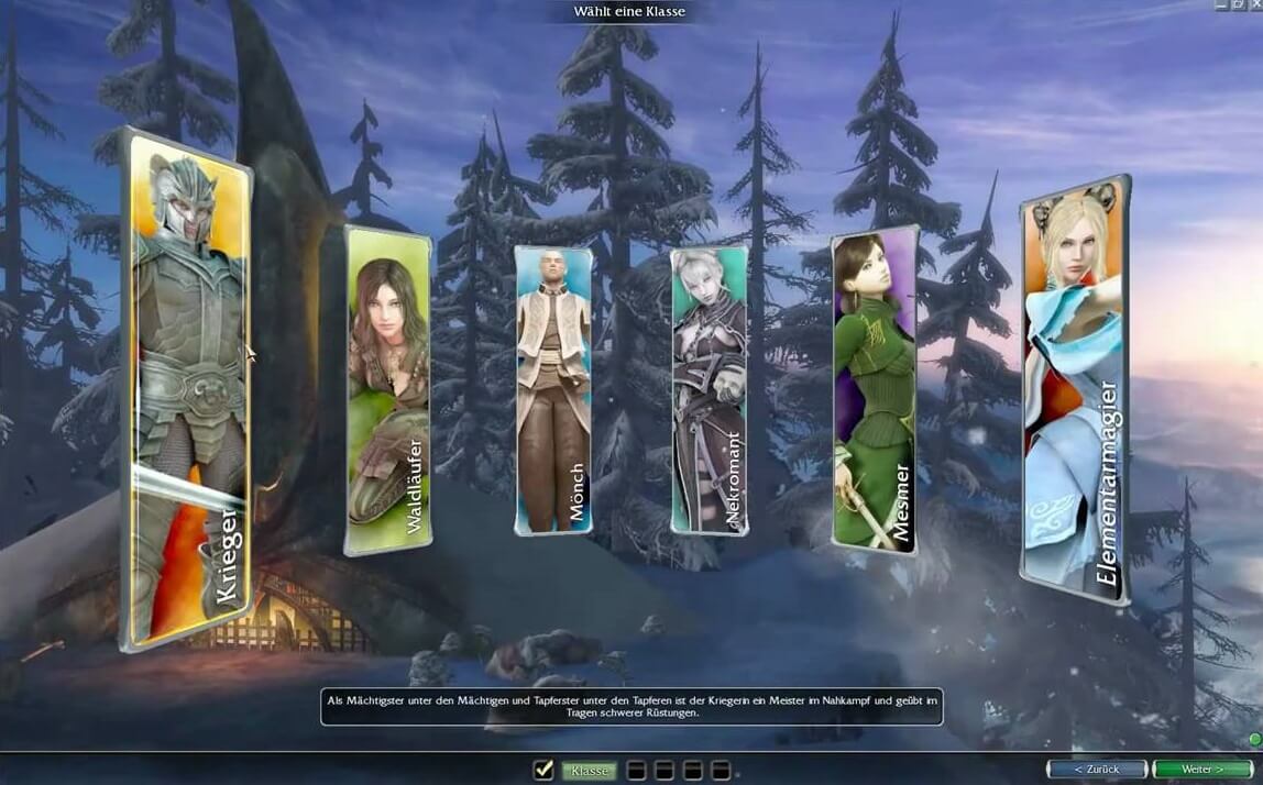 Guild Wars 1 Professions